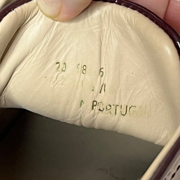 Axel Arigato Patent Leather‎ Lace Up chunky Rubber Sole Sneaker Red Maroon 8.5 - Picture 10 of 12